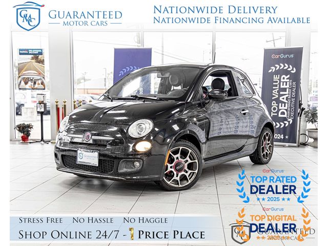 Nero (Black) 2012 FIAT 500 Sport Hatchback Front-Wheel Drive Automatic