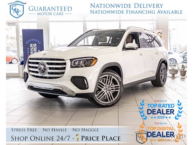 MANUFAKTUR Moonlight White Metallic 2024 Mercedes-Benz GLS 450 4MATIC SUV / Crossover All-Wheel Drive Automatic