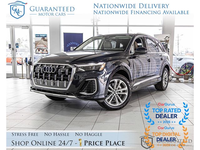 Waitomo Blue Metallic 2025 Audi Q7 SUV / Crossover All-Wheel Drive Automatic