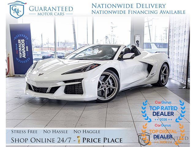 Arctic White 2024 Chevrolet Corvette E-Ray Convertible All-Wheel Drive 8-Speed Dual Clutch