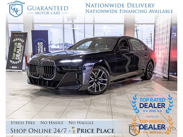 Carbon Black Metallic 2025 BMW 7 Series 760i xDrive Sedan All-Wheel Drive Automatic