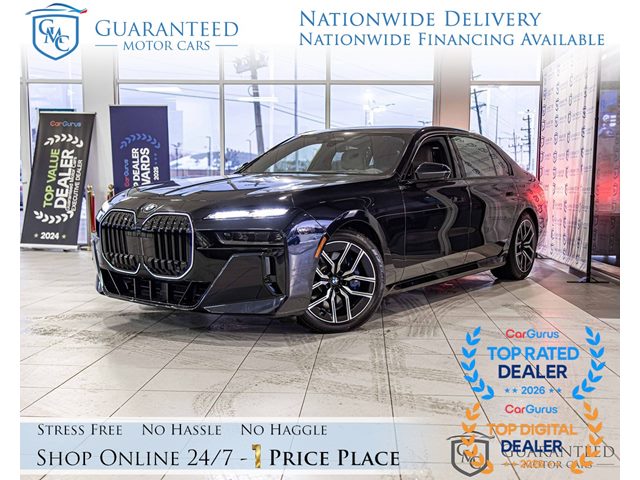 Carbon Black Metallic 2025 BMW 7 Series Sedan All-Wheel Drive Automatic