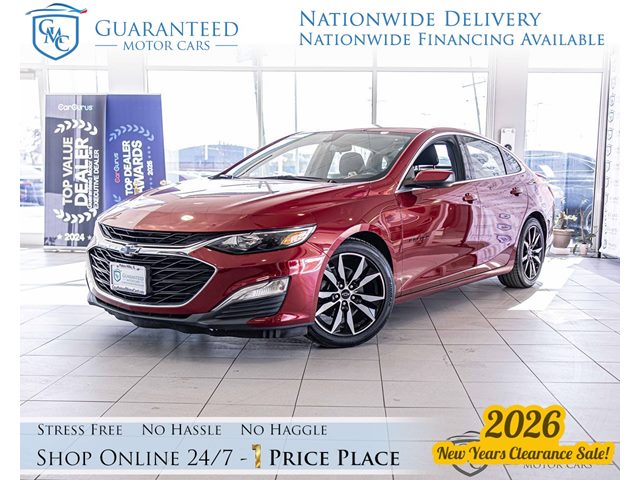 Cherry Red Tintcoat 2021 Chevrolet Malibu RS FWD Sedan Front-Wheel Drive Automatic