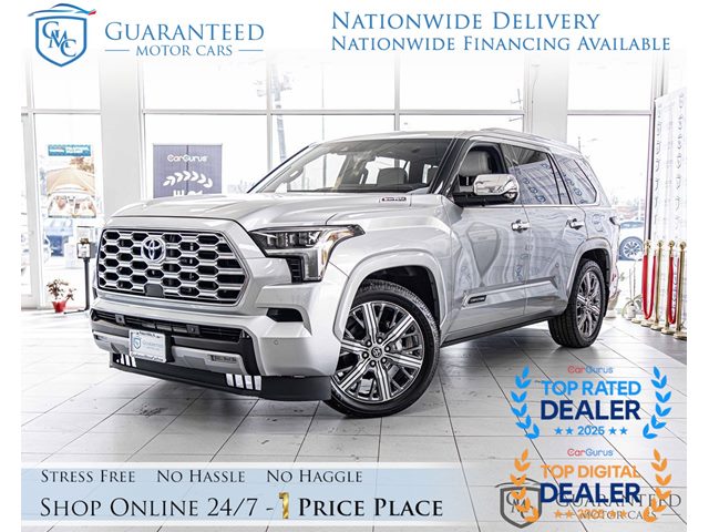 Celestial Silver Metallic 2023 Toyota Sequoia Capstone 4WD SUV / Crossover Four-Wheel Drive Automatic