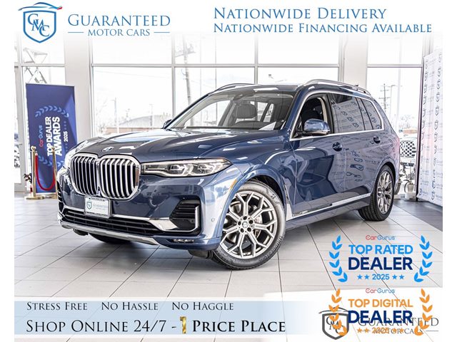 Phytonic Blue Metallic 2021 BMW X7 xDrive40i AWD SUV / Crossover All-Wheel Drive Automatic