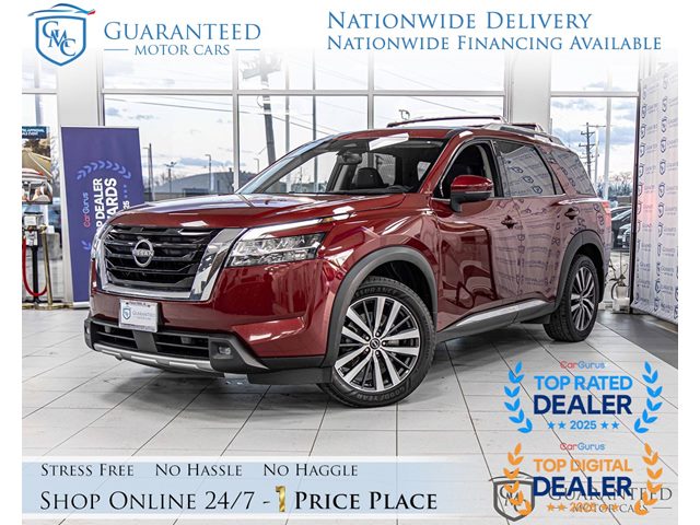 Red (Scarlet Ember Tintcoat) 2022 Nissan Pathfinder Platinum 4WD SUV / Crossover All-Wheel Drive Automatic