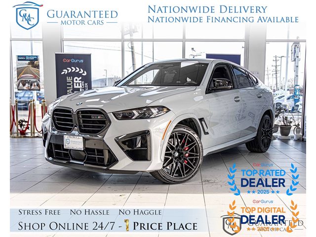 Gray (Brooklyn Grey Metallic) 2025 BMW X6 M Competition AWD SUV / Crossover All-Wheel Drive Automatic