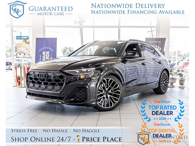 Mythos Black Metallic 2025 Audi SQ8 SUV / Crossover All-Wheel Drive Automatic