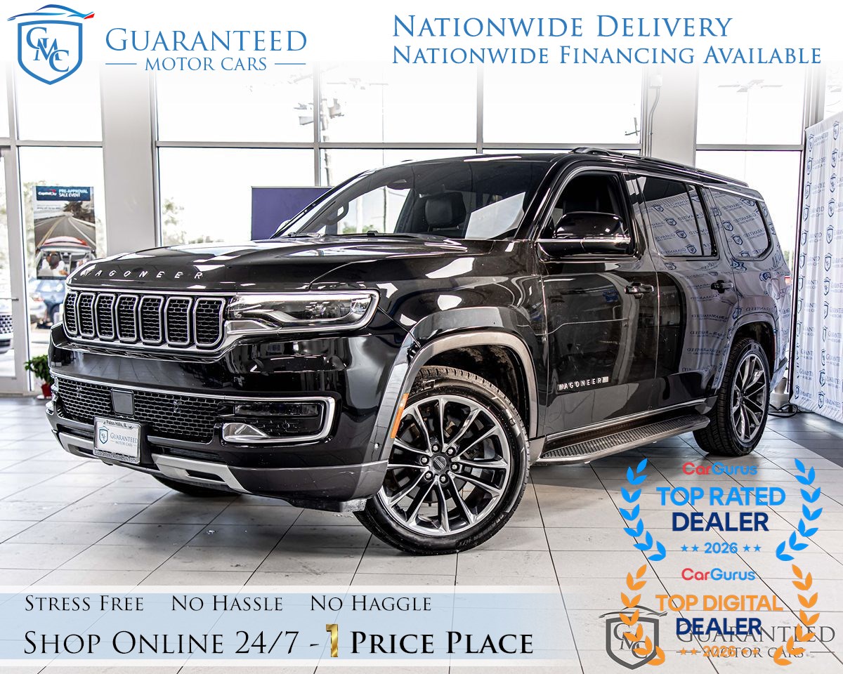 Diamond Black Crystal Pearlcoat 2022 Jeep Wagoneer SUV / Crossover Four-Wheel Drive Automatic