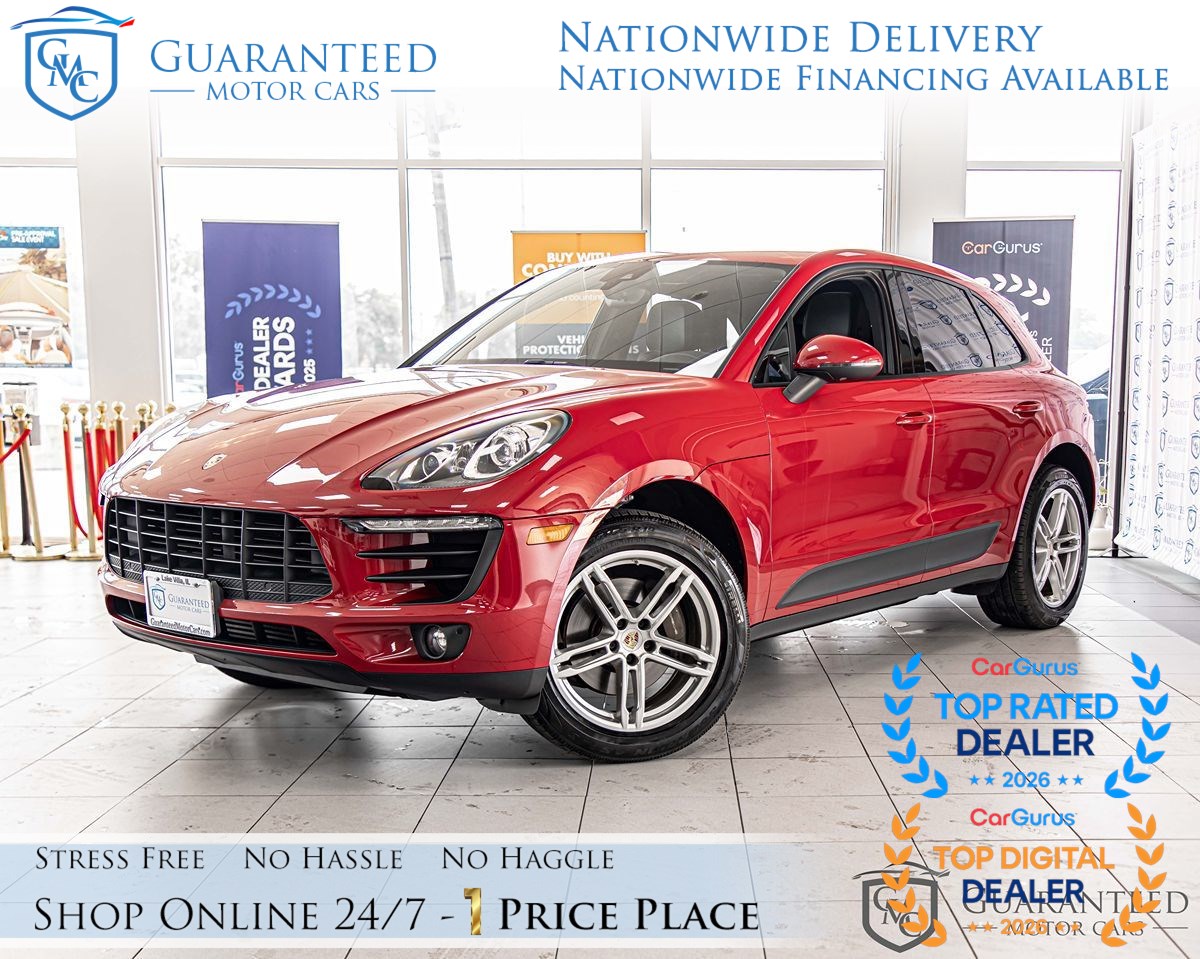 Carmine Red 2018 Porsche Macan SUV / Crossover All-Wheel Drive Automatic