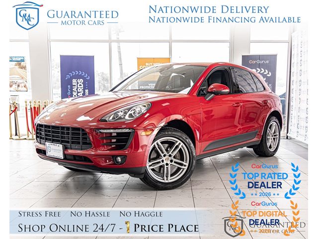Carmine Red 2018 Porsche Macan SUV / Crossover All-Wheel Drive Automatic