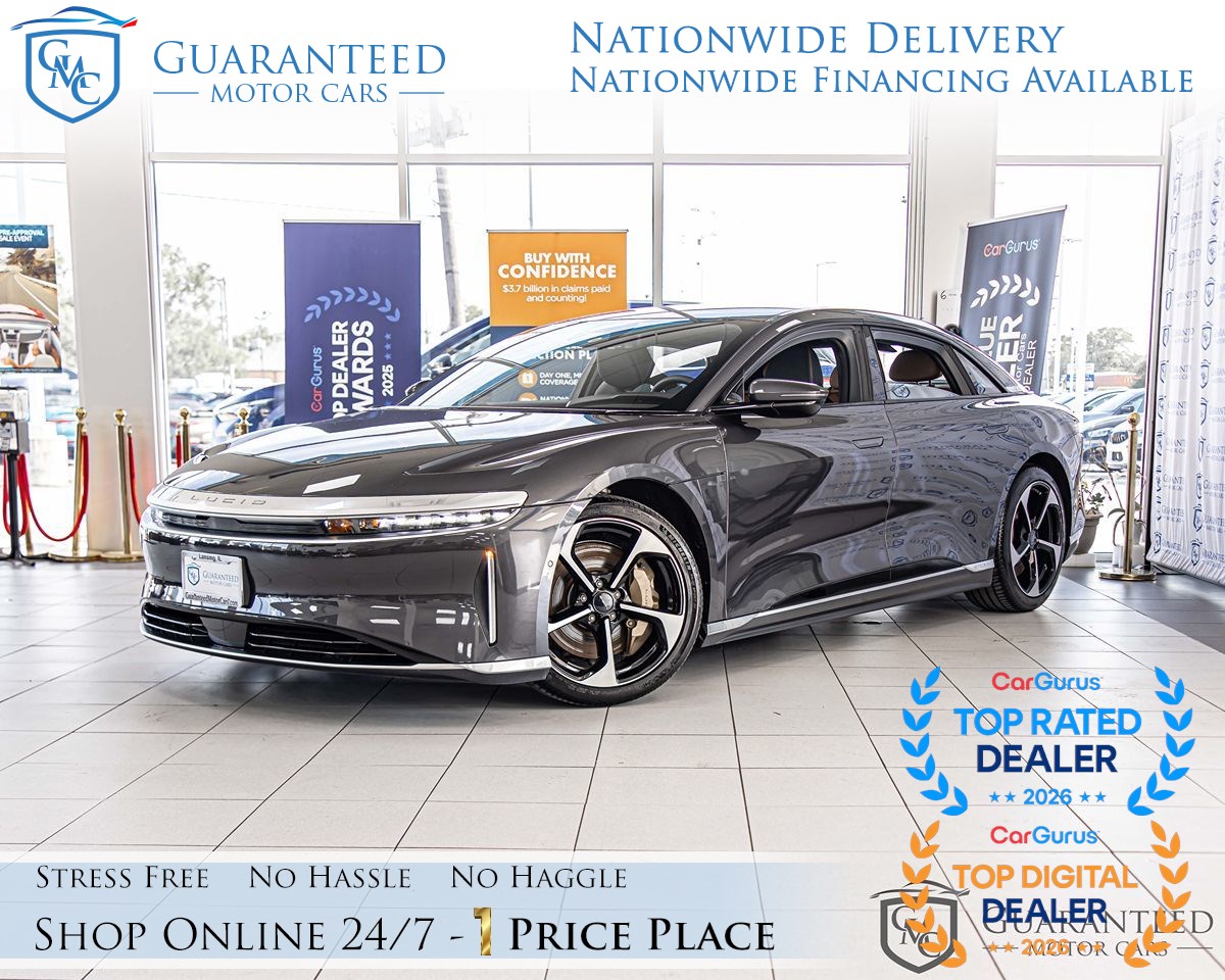 Gray 2024 Lucid Air Sedan All-Wheel Drive Automatic