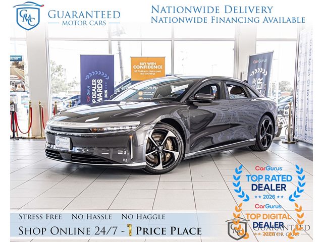 Gray 2024 Lucid Air Sedan All-Wheel Drive Automatic