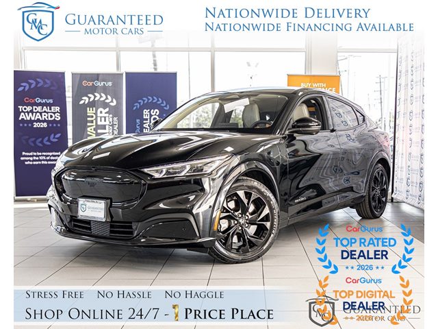 Shadow Black 2023 Ford Mustang Mach-E SUV / Crossover All-Wheel Drive Automatic