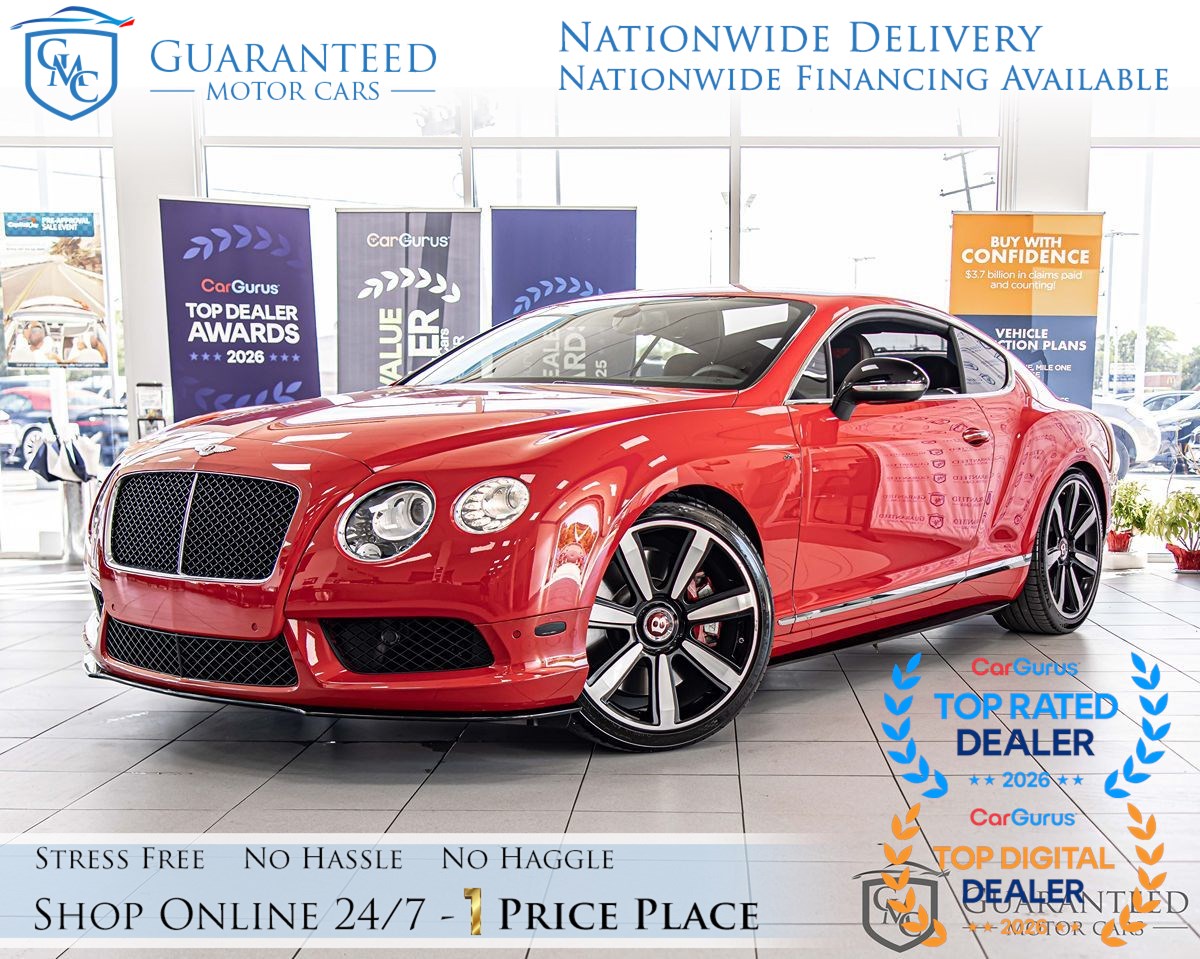  2015 Bentley Continental GT Coupe All-Wheel Drive Automatic