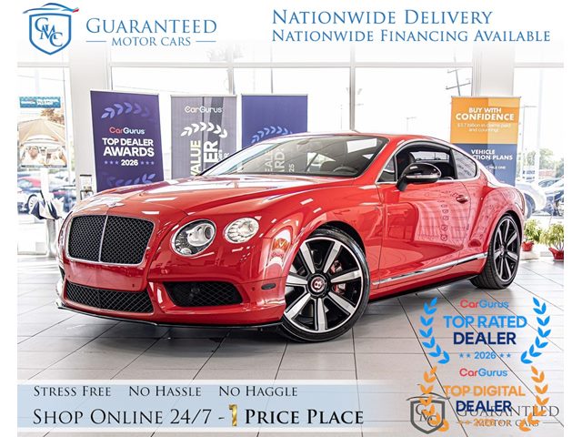 2015 Bentley Continental GT Coupe All-Wheel Drive Automatic