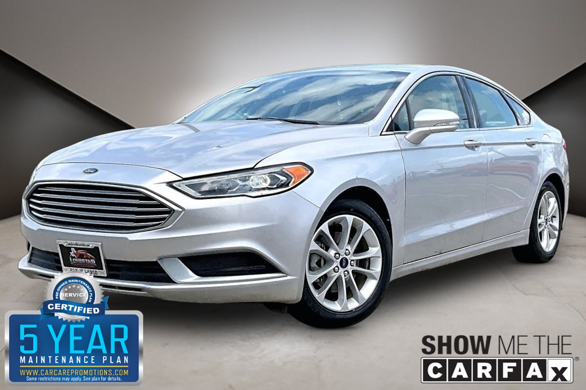 Ingot Silver Metallic 2018 Ford Fusion Sedan Front-Wheel Drive Automatic