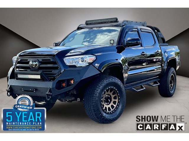 Midnight Black Metallic 2019 Toyota Tacoma Pickup Truck Four-Wheel Drive Automatic