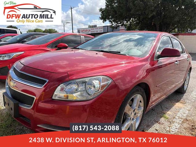 Crystal Red Tintcoat 2012 Chevrolet Malibu Sedan Front-Wheel Drive Automatic