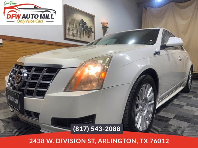 White Diamond Tricoat 2013 Cadillac CTS Sedan Rear-Wheel Drive Automatic