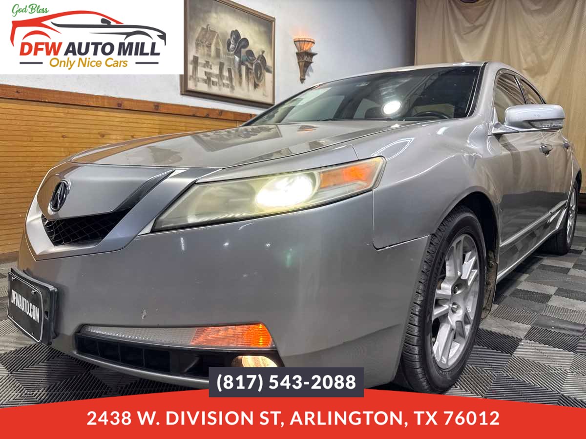 Palladium Metallic 2009 Acura TL Sedan Front-Wheel Drive Automatic