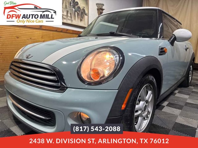 Ice Blue 2012 MINI Cooper Hatchback Front-Wheel Drive Automatic