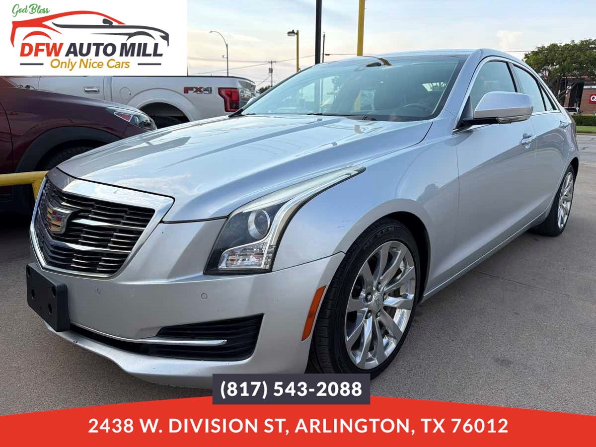Gray (Satin Steel Metallic) 2018 Cadillac ATS Sedan Rear-Wheel Drive Automatic