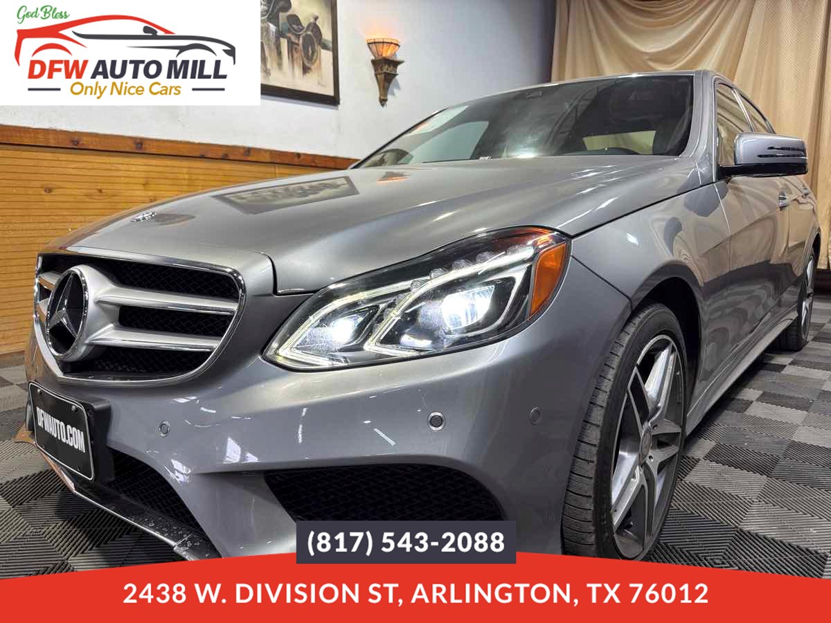 Palladium Silver Metallic 2014 Mercedes-Benz E-Class Sedan All-Wheel Drive Automatic