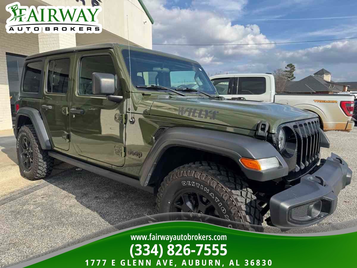 Sold 2021 Jeep Wrangler Unlimited Willys in Auburn