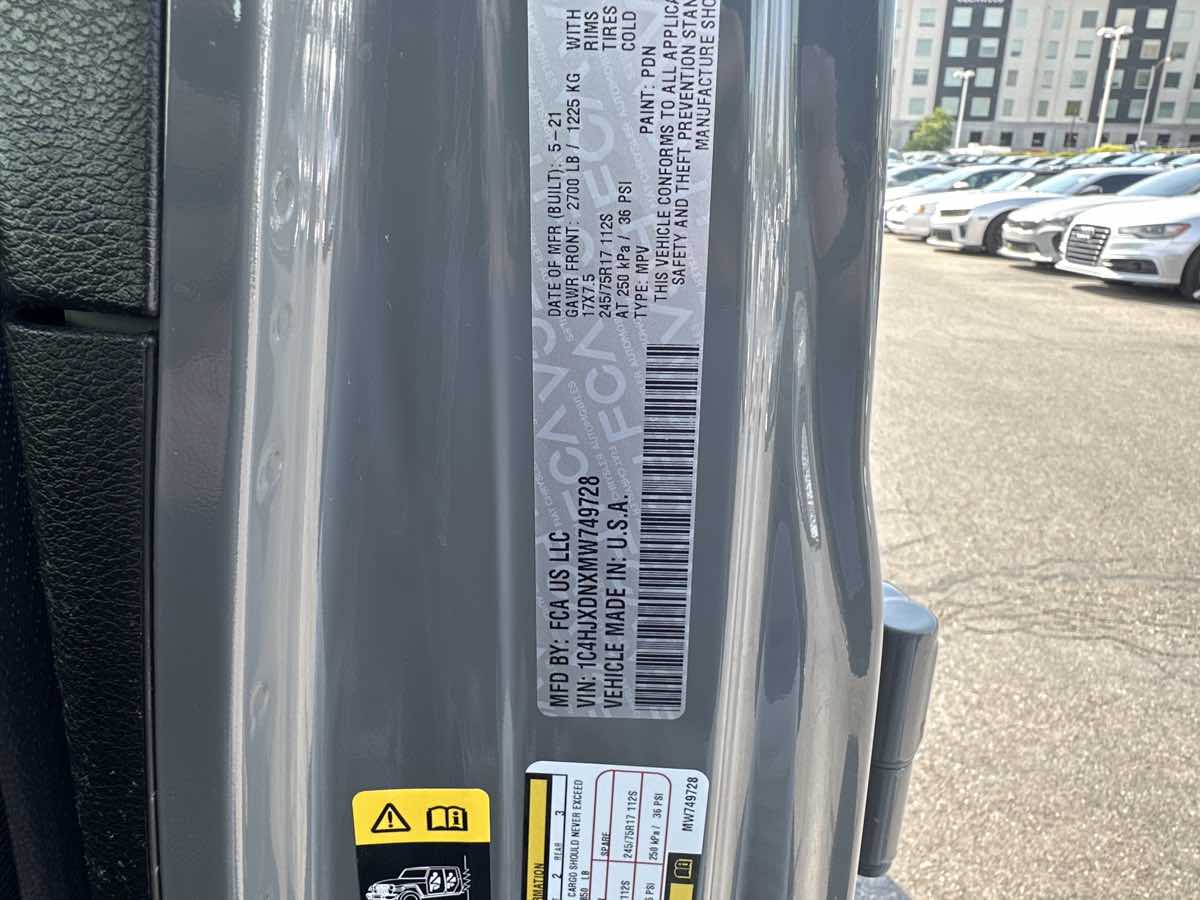 2021 Jeep Wrangler Unlimited Sport S photo 24