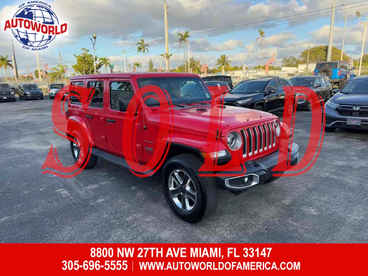 Sold 2018 Jeep Wrangler Unlimited Sahara 4x4