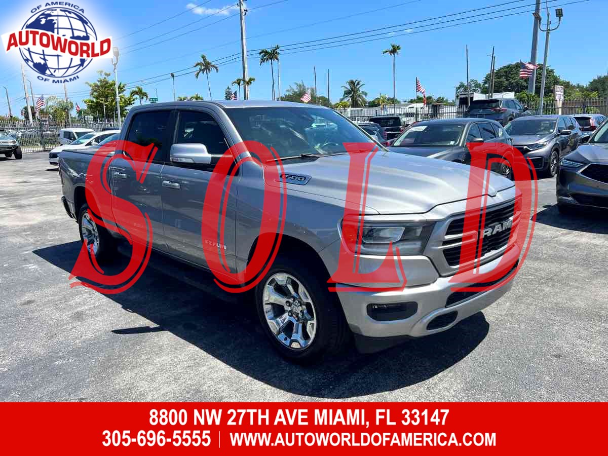 Sold 2019 Ram 1500 Big Horn 4x4 Crew Cab Sport Package (Export Only)