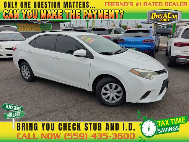 Super White 2014 Toyota Corolla S Sedan Front-Wheel Drive Automatic