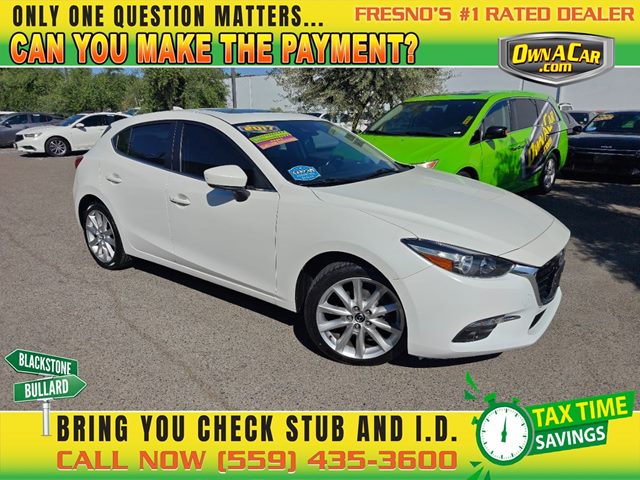 Snowflake White Pearl Mica 2017 Mazda MAZDA3 Grand Touring Hatchback Hatchback Front-Wheel Drive Automatic