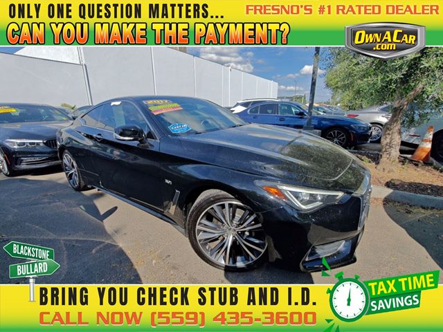 Black Obsidian 2017 INFINITI Q60 3.0t Premium Coupe AWD Coupe All-Wheel Drive Automatic