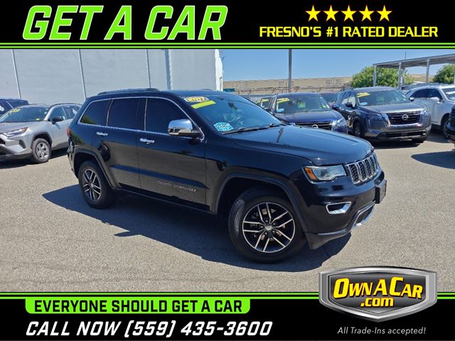 Diamond Black Crystal Pearlcoat 2017 Jeep Grand Cherokee Limited SUV / Crossover 4X2 Automatic