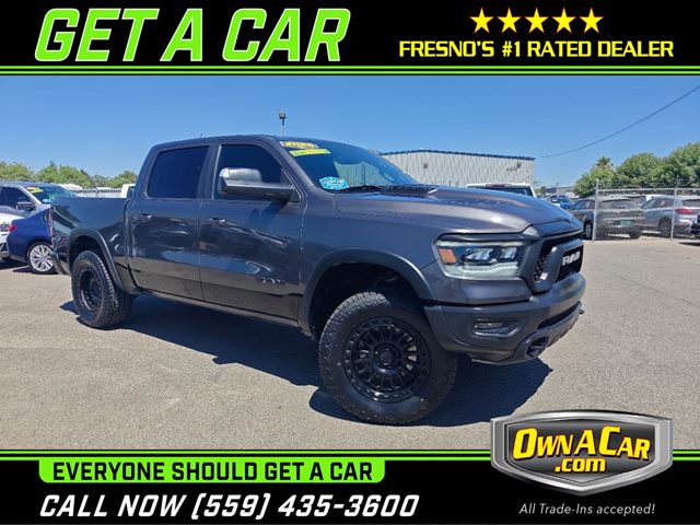 Gray (Granite Crystal Metallic Clearcoat) 2020 RAM 1500 Pickup Truck Four-Wheel Drive Automatic