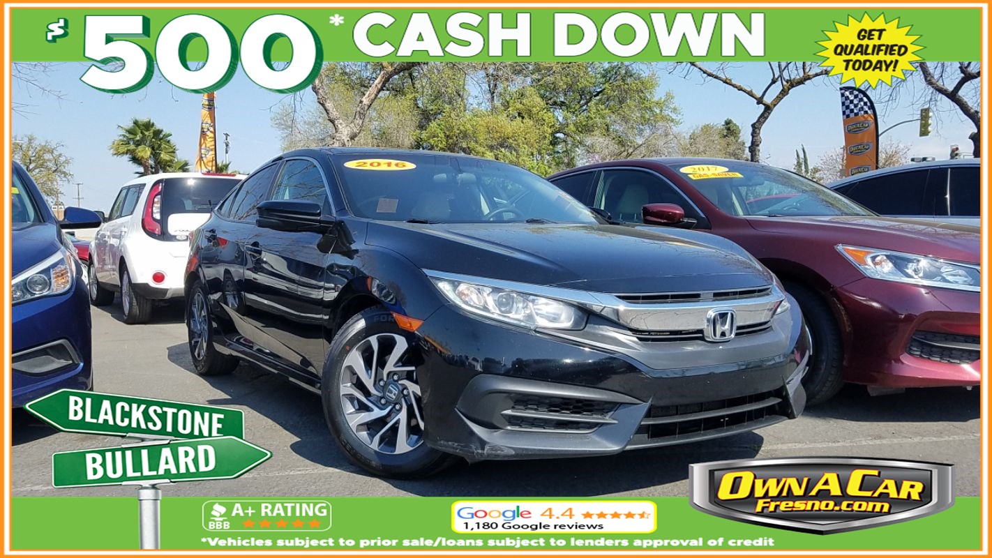 Sold 2016 Honda Civic Sedan EX in Fresno