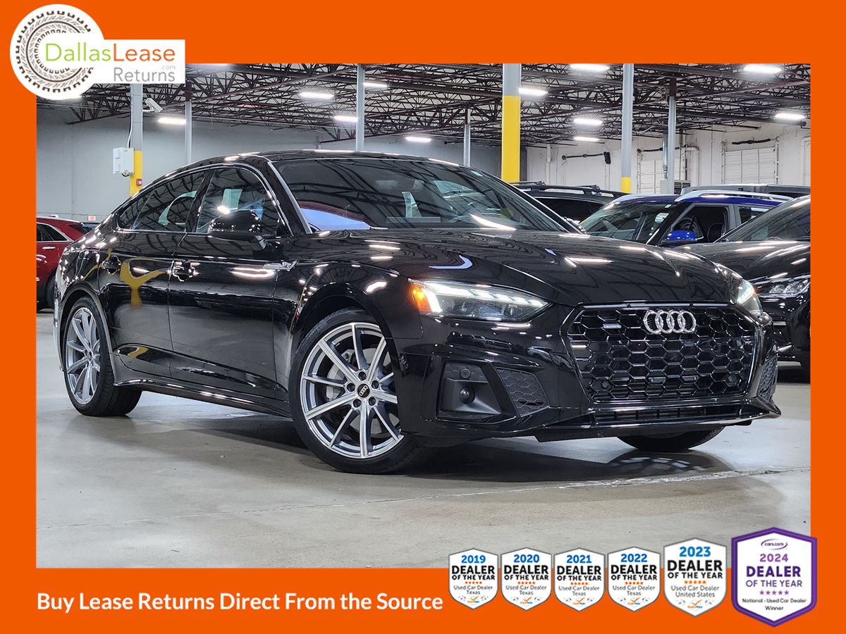 Audi A5 Coupe 2020+ Gloss Black Badges GRILLE/BOOT (Debadged Style