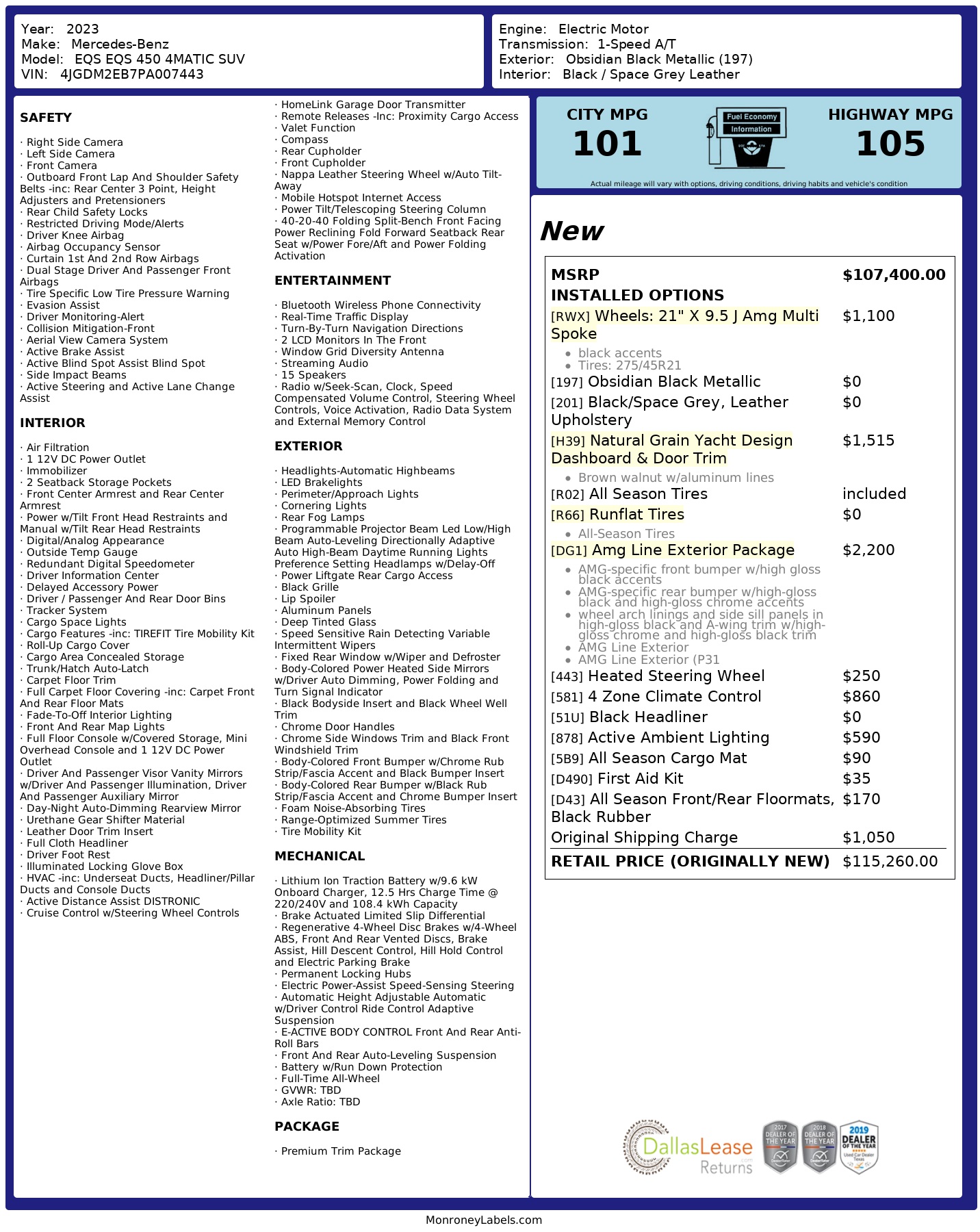 2023 Mercedes-Benz EQS SUV Base - Photo 3