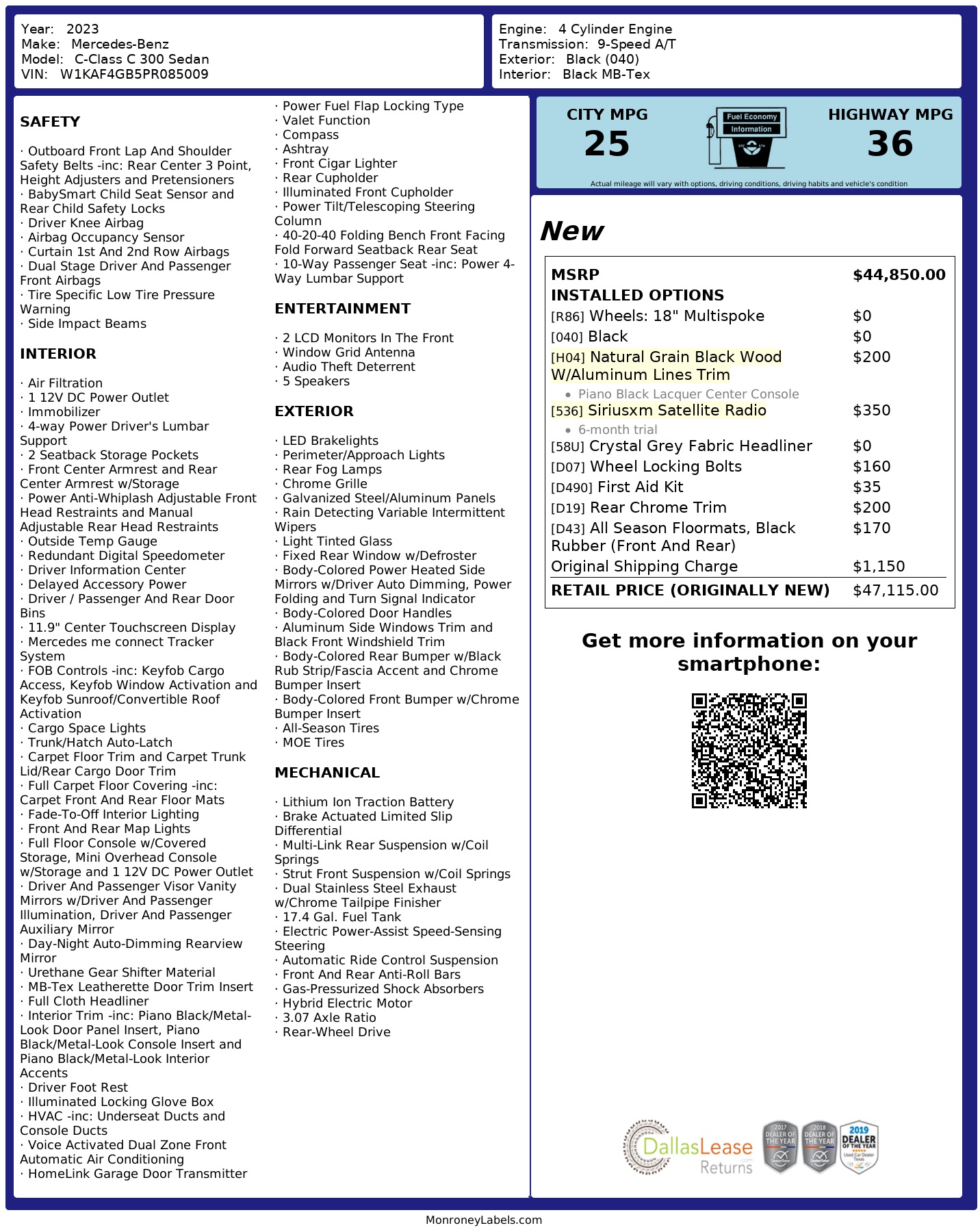 2023 Mercedes-Benz C-Class Sedan C 300 - Photo 3