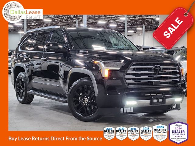 Black 2024 Toyota Sequoia Limited 4WD SUV / Crossover Four-Wheel Drive Automatic