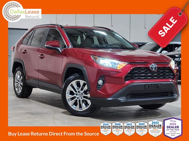 Red 2019 Toyota RAV4 XLE Premium FWD SUV / Crossover Front-Wheel Drive Automatic