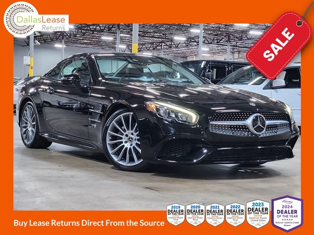 Black 2018 Mercedes-Benz SL-Class SL 450 Convertible Rear-Wheel Drive Automatic