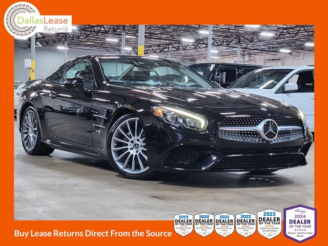 Black 2018 Mercedes-Benz SL-Class SL 450 Convertible Rear-Wheel Drive Automatic