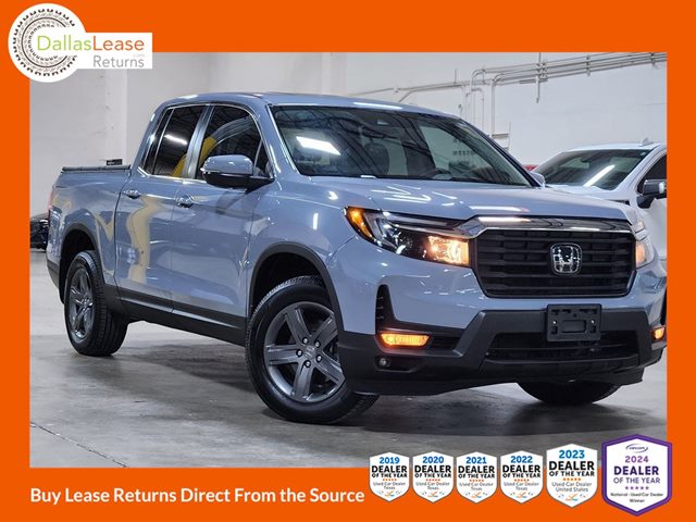 Gray 2022 Honda Ridgeline RTL AWD Pickup Truck All-Wheel Drive Automatic