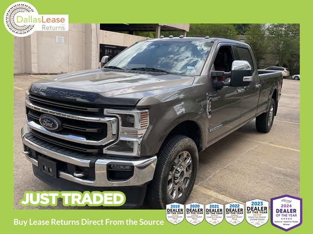Gray 2020 Ford F-250 Super Duty King Ranch Crew Cab 4WD Pickup Truck Four-Wheel Drive Automatic