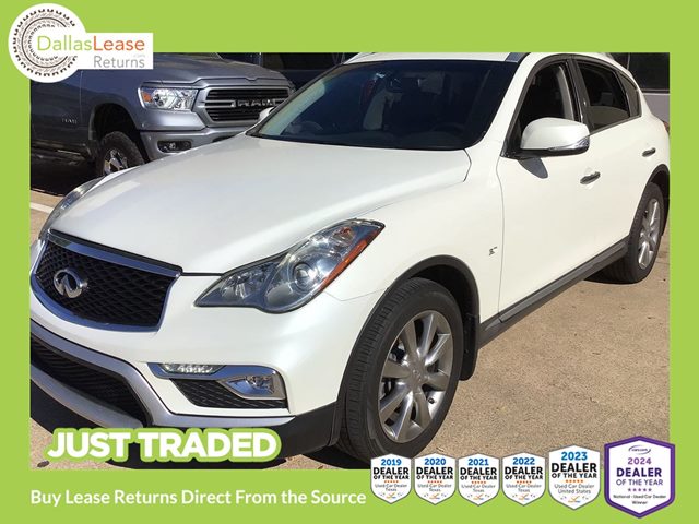 White 2017 INFINITI QX50 RWD SUV / Crossover Rear-Wheel Drive Automatic