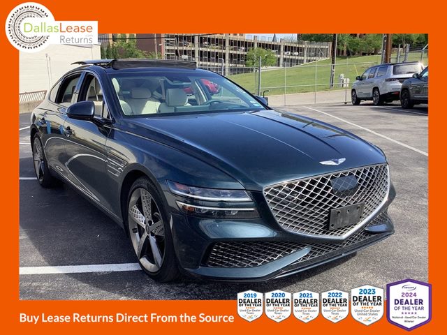 Blue 2023 Genesis G80 3.5T Sport AWD Sedan All-Wheel Drive Automatic