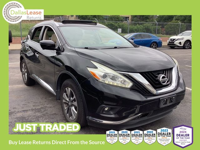Black 2016 Nissan Murano SL SUV / Crossover Front-Wheel Drive Automatic